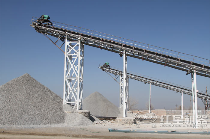 砂石設備生產現(xiàn)場