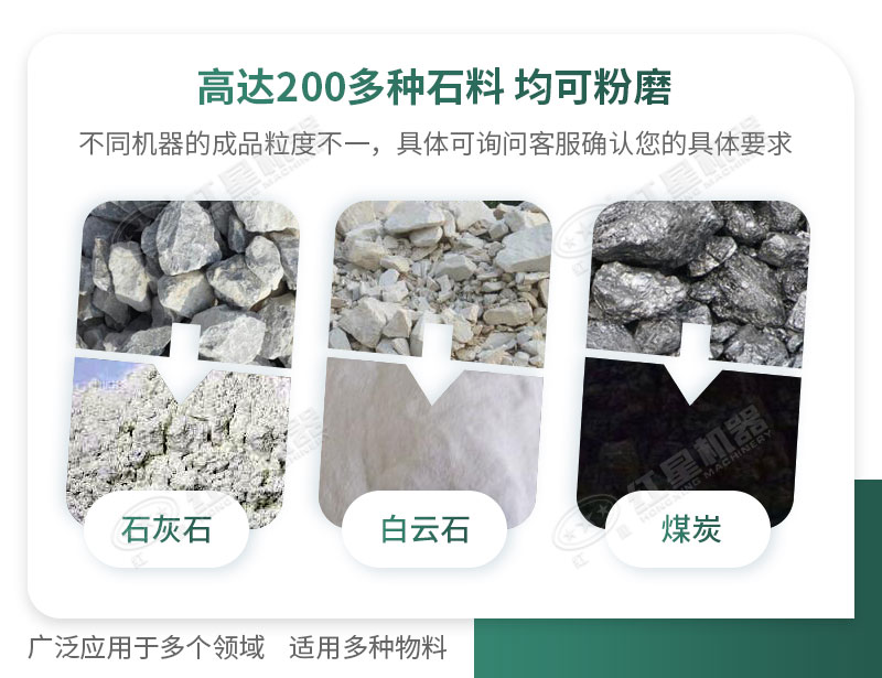 開廠如何選擇磨粉機(jī)型號(hào)？磨粉碎機(jī)有哪些型號(hào)？