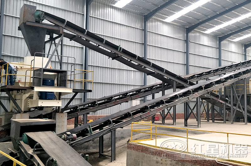 VSI制砂機(jī)現(xiàn)場(chǎng)實(shí)拍，室內(nèi)生產(chǎn)更環(huán)保