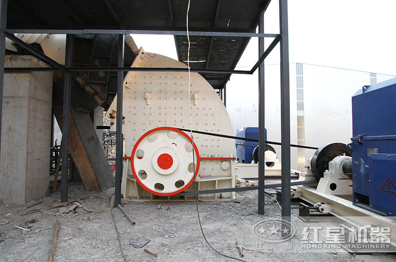 大口徑重錘式破碎機，一次破碎一次成型